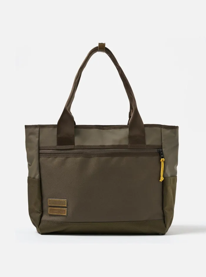 Bags Men Universal Works MasterPiece X Universal Works Tote Bag In Olive Recycled Tech Canvas
