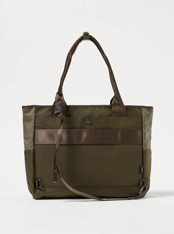 Bags Men Universal Works MasterPiece X Universal Works Tote Bag In Olive Recycled Tech Canvas