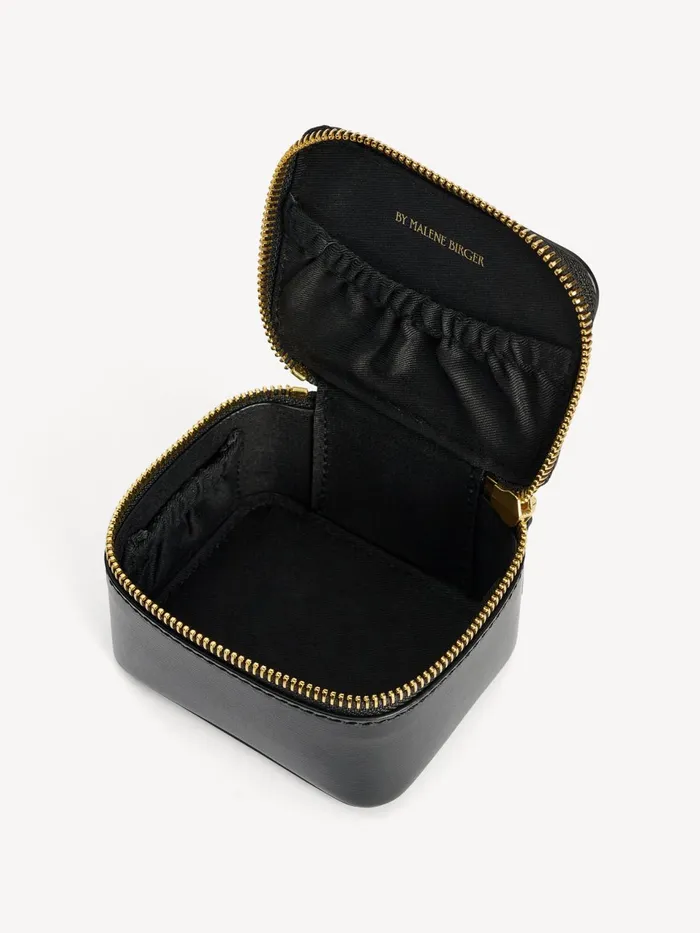 Beauty Bags Women By Malene Birger Aya Bijoux Jewellery Bag Black