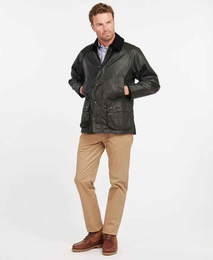 Bedaleu00ae Waxed Jacket Classic Navy Men Barbour Waxed Jackets
