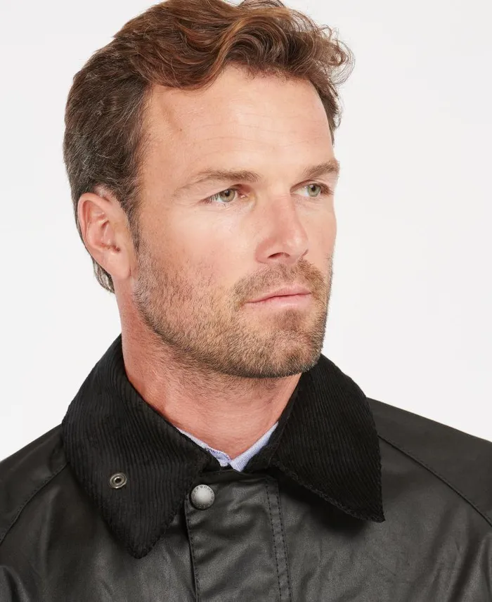Bedaleu00ae Waxed Jacket Classic Navy Men Barbour Waxed Jackets