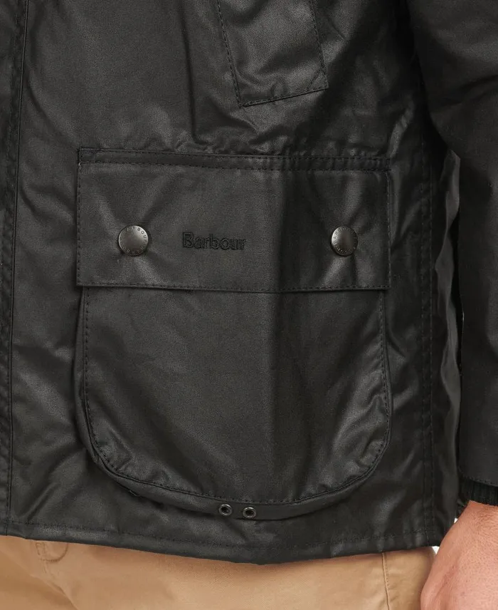 Bedaleu00ae Waxed Jacket Classic Navy Men Barbour Waxed Jackets