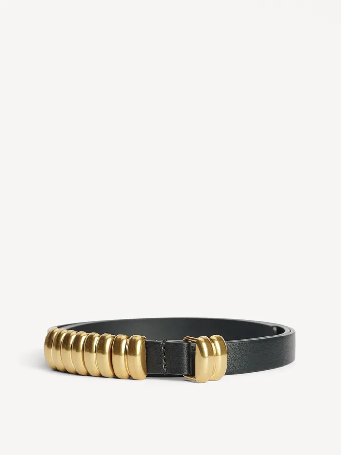 Belts Women By Malene Birger Ounlo Leather Belt Black