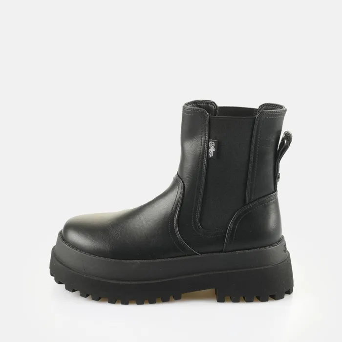 Bfl Pluto Chelsea 8211 Vegan Nappa 8211 Black Black Buffalo Boots and AnkleBoots