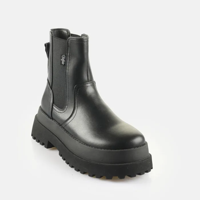 Bfl Pluto Chelsea 8211 Vegan Nappa 8211 Black Black Buffalo Boots and AnkleBoots Bfl Pluto Chelsea 8211 Vegan Nappa 8211 Black Black Buffalo Boots and AnkleBoots