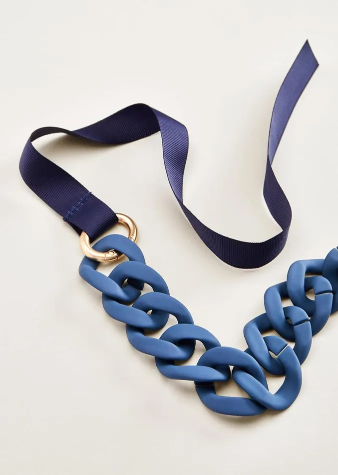 Bili Resin Necklace Blue Women Phase Eight Jewellery