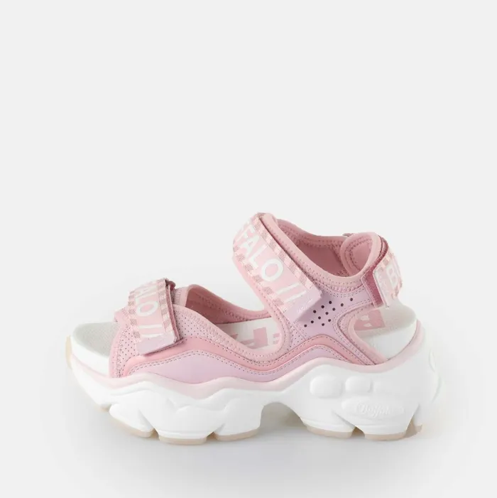 Binary 0 Pink Buffalo Sandals and Slides
