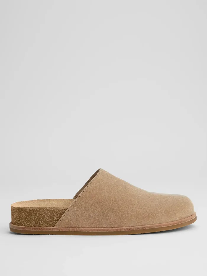 Bios Suede Mule Ecru Women Eileen Fisher Shoes