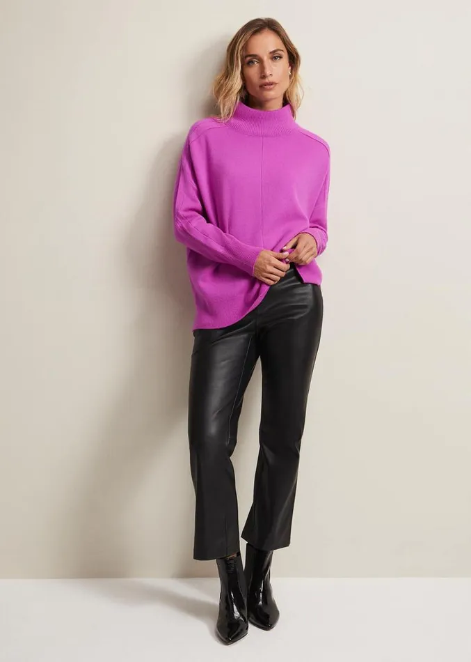 Black Leather Patent Ankle Boots Black Women Phase Eight Boots