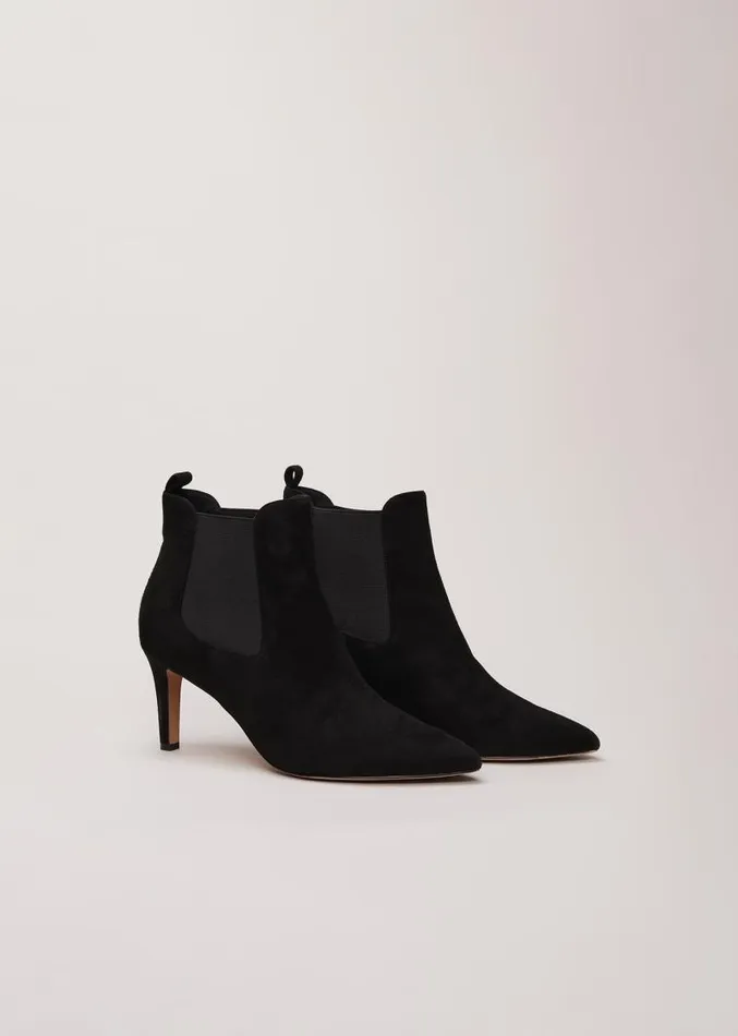 Black Suede Ankle Boots Black Women Phase Eight Boots