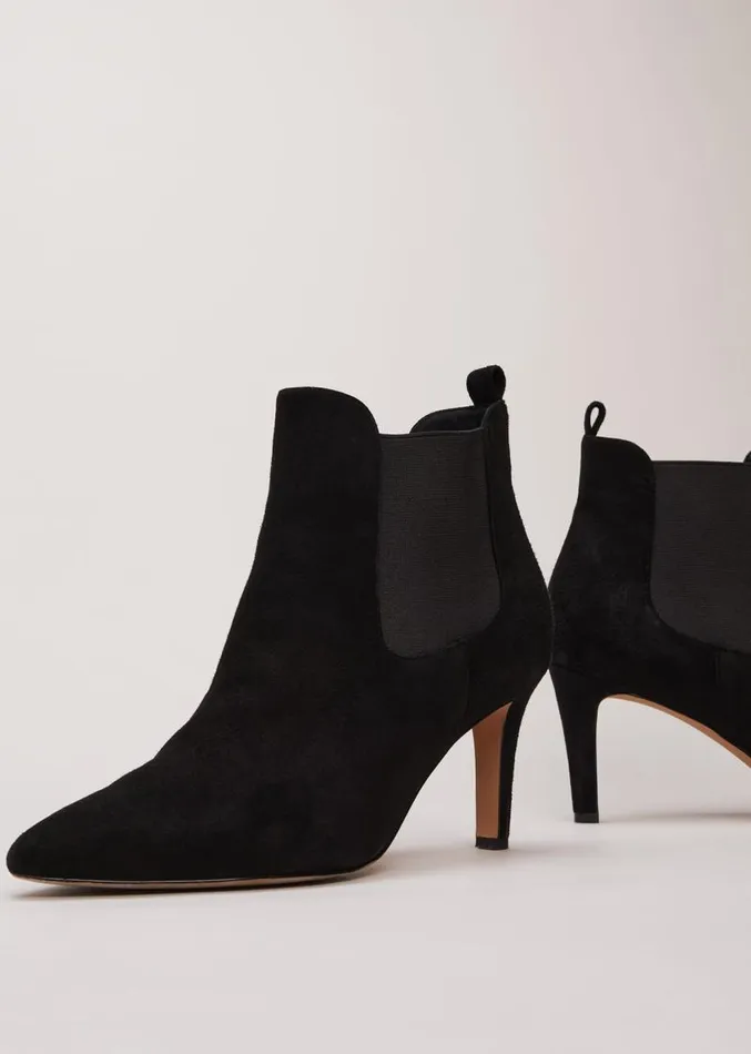 Black Suede Ankle Boots Black Women Phase Eight Boots