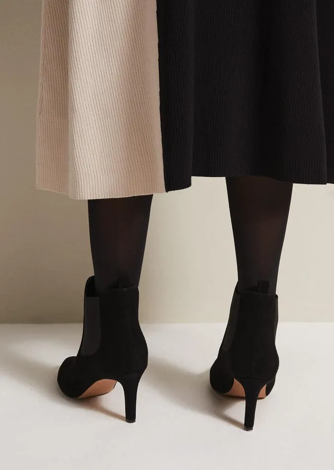 Black Suede Ankle Boots Black Women Phase Eight Boots