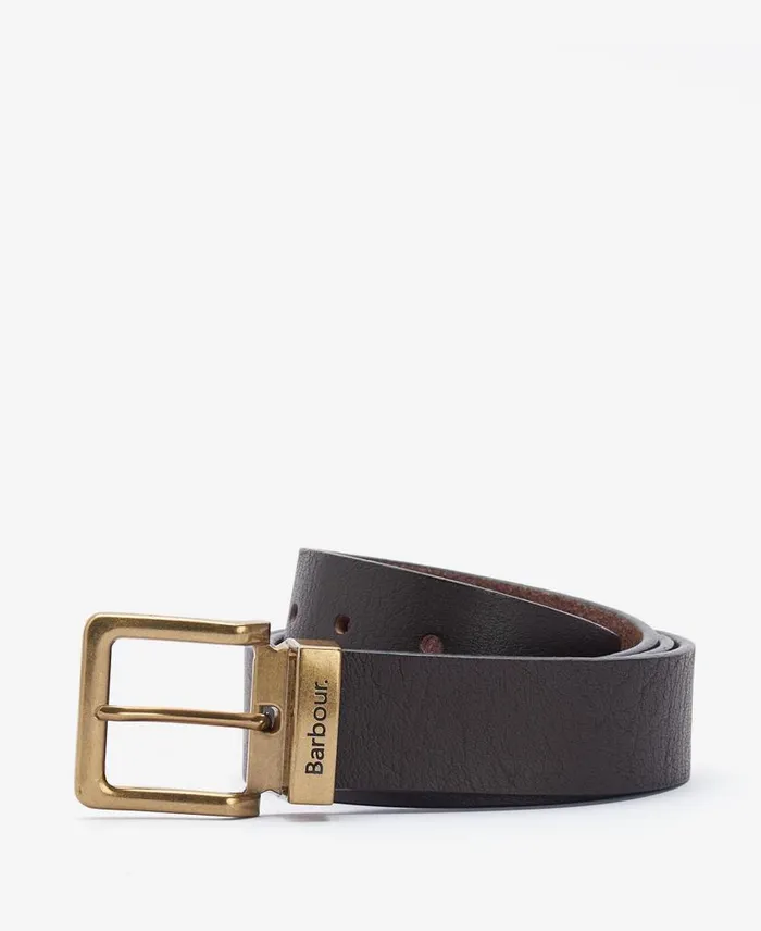 Blakely Belt Dark Brown Men Barbour Belts