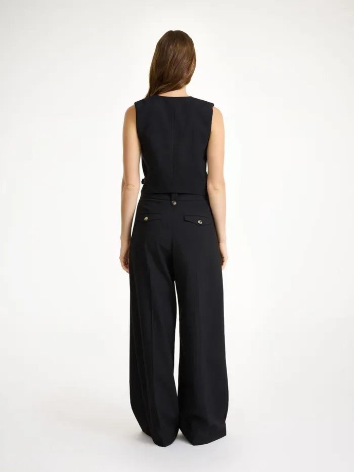 Blazers Women By Malene Birger Talime Waistcoat Black