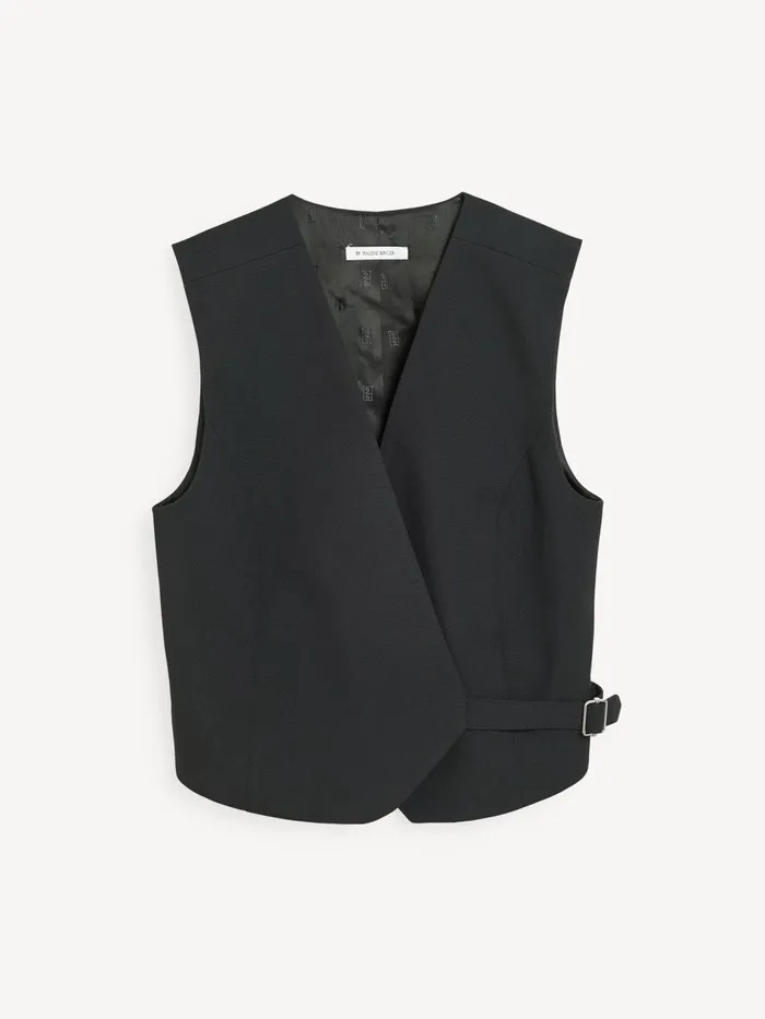 Blazers Women By Malene Birger Talime Waistcoat Black