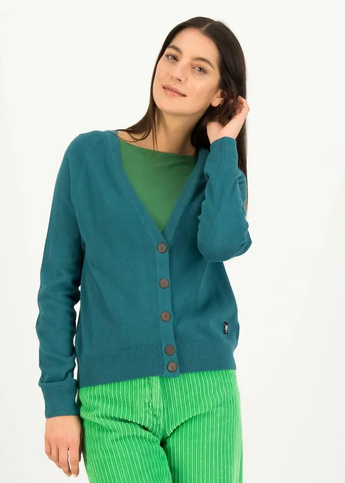 Blutsgeschwister Cardigan Bold At Heart Blue Women Cardigans