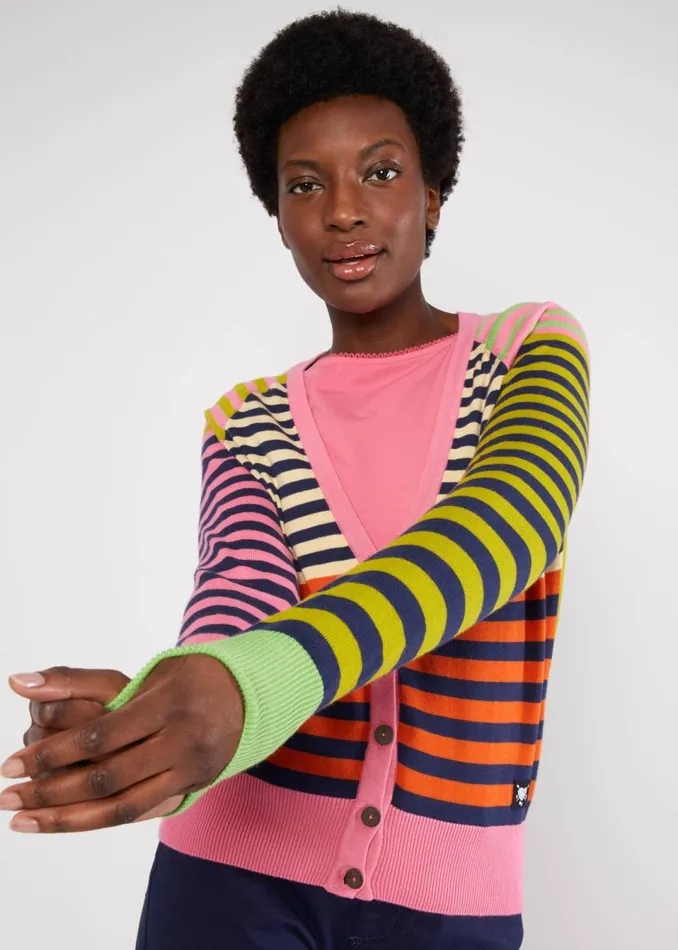 Blutsgeschwister Cardigan Bright Side Of Life Blue Women Cardigans