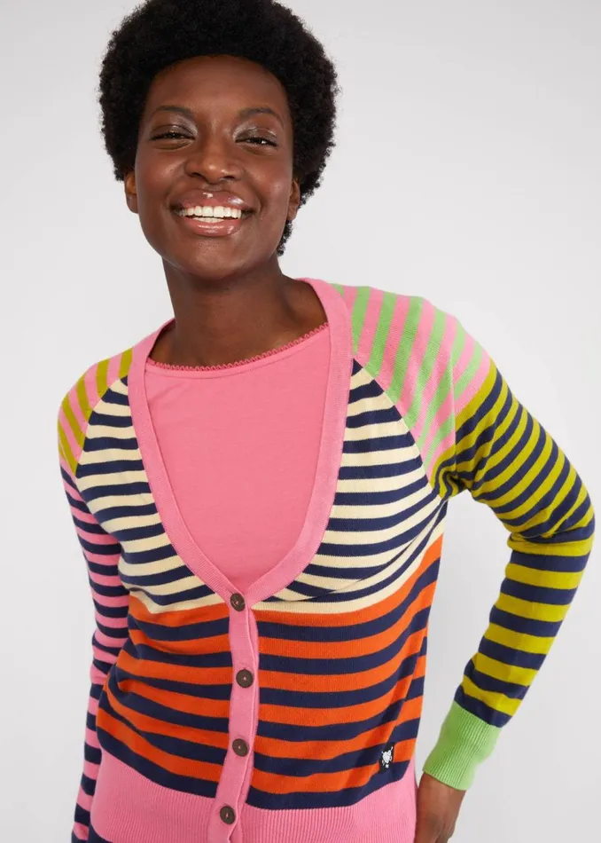 Blutsgeschwister Cardigan Bright Side Of Life Blue Women Cardigans