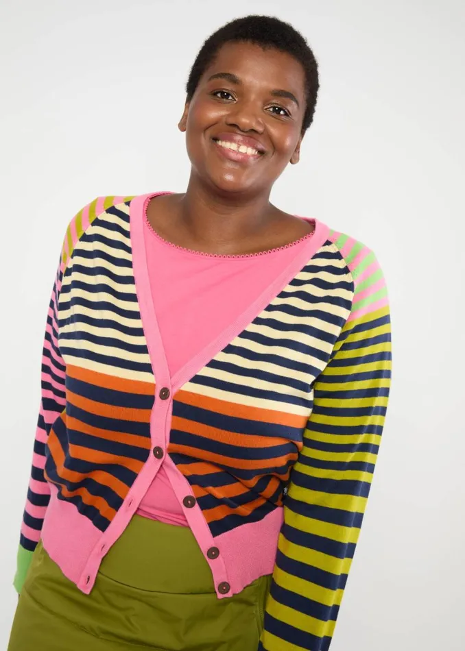 Blutsgeschwister Cardigan Bright Side Of Life Blue Women Cardigans