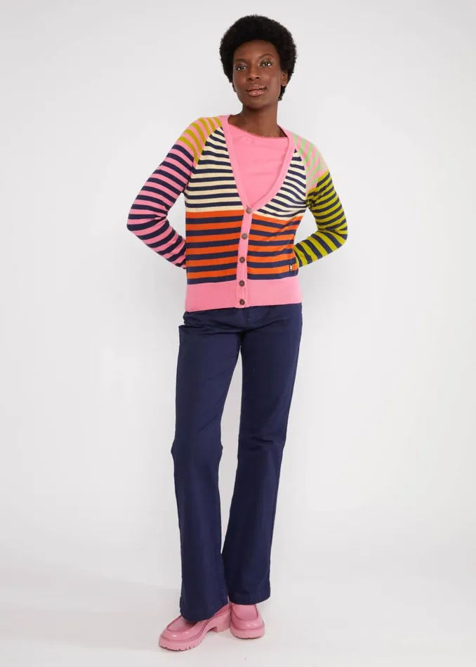Blutsgeschwister Cardigan Bright Side Of Life Blue Women Cardigans