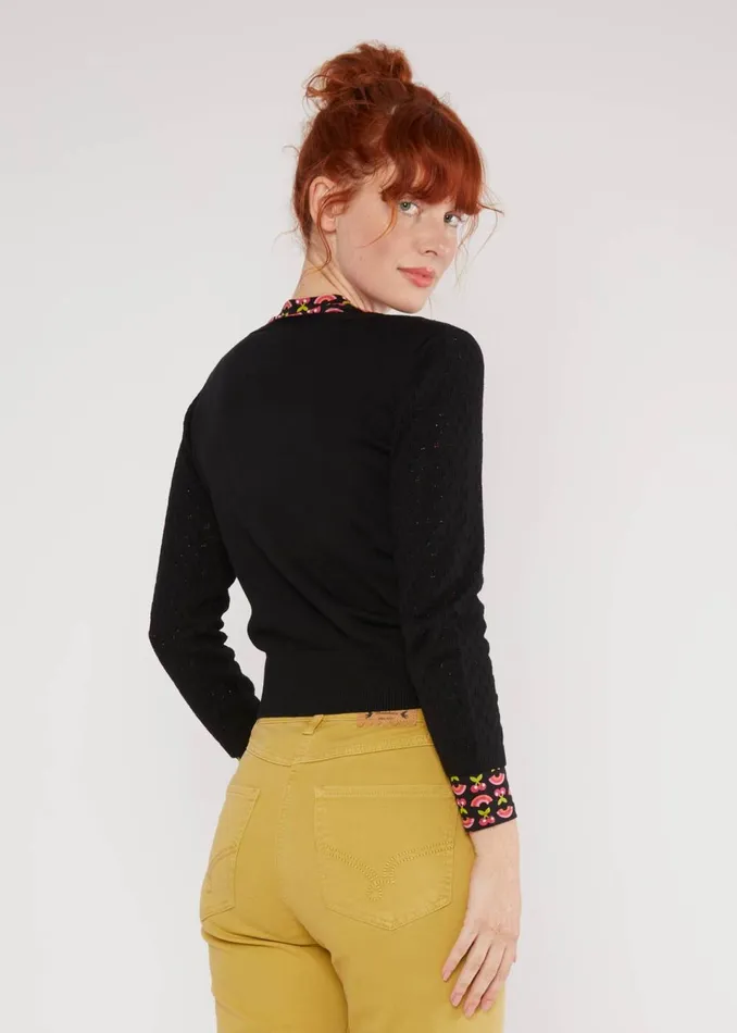 Blutsgeschwister Cardigan Sweet Petite Black Women Cardigans