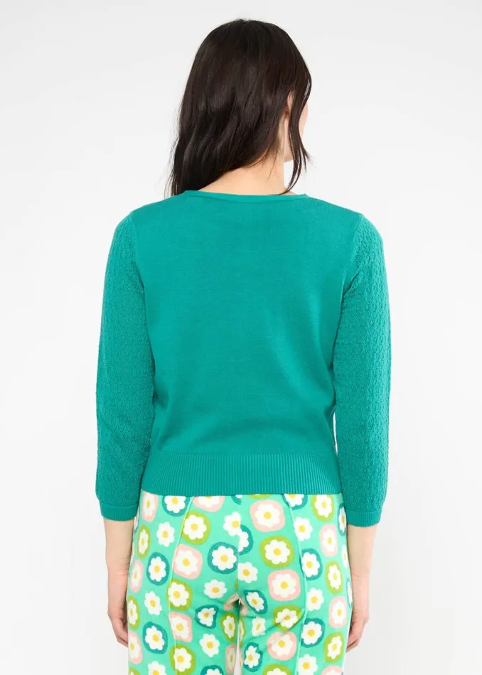 Blutsgeschwister Cardigan Sweet Petite Green Women Cardigans