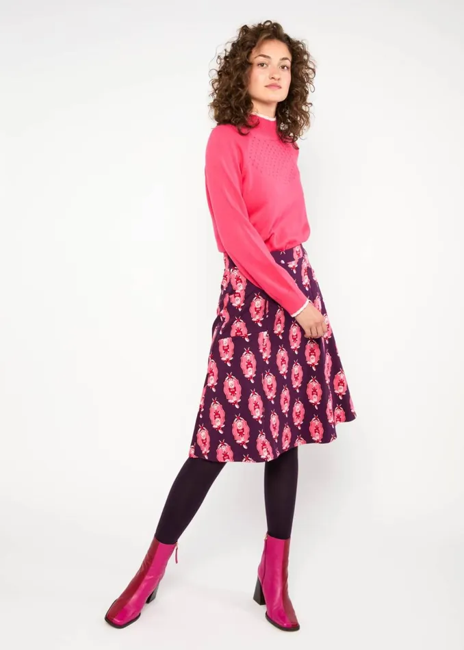 Blutsgeschwister Circle Skirt Fairy Fling Purple Women Skirts