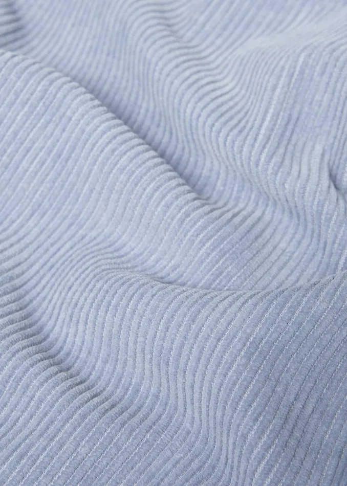 Blutsgeschwister Corduroy Pants High Waist Olotte Blue Women Trousers