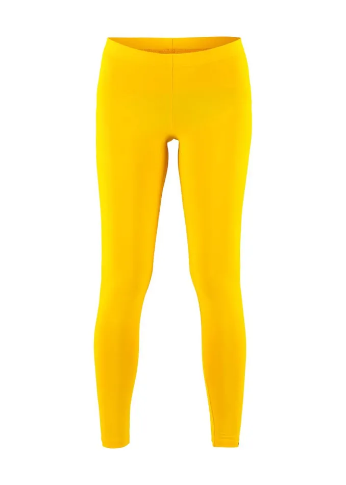 Blutsgeschwister Cotton Leggings Lovely Legs Yellow Women Trousers