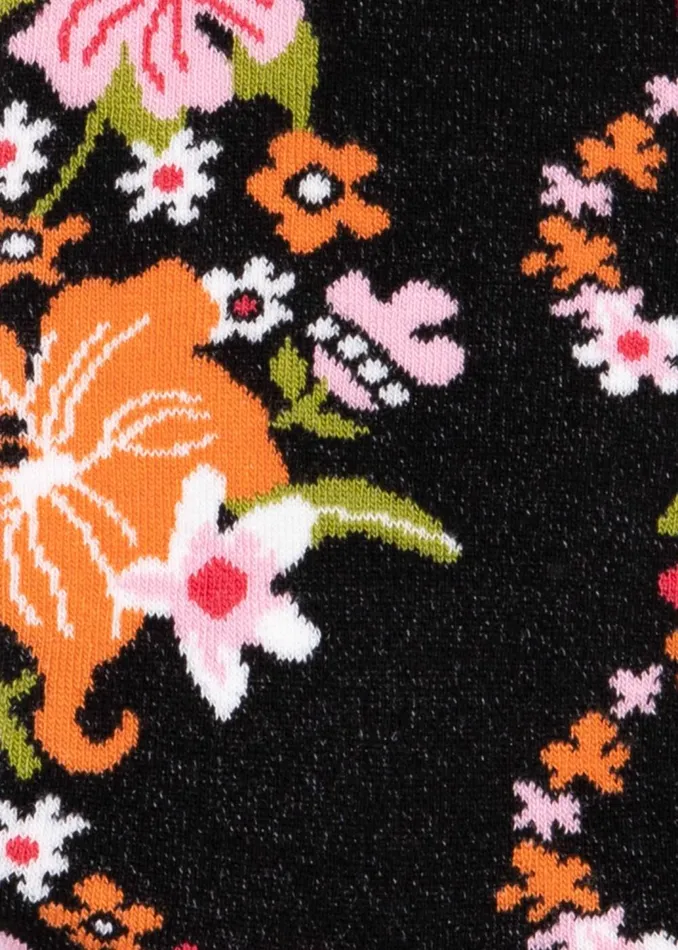 Blutsgeschwister Cotton Socks Sensational Steps Black Women Socks