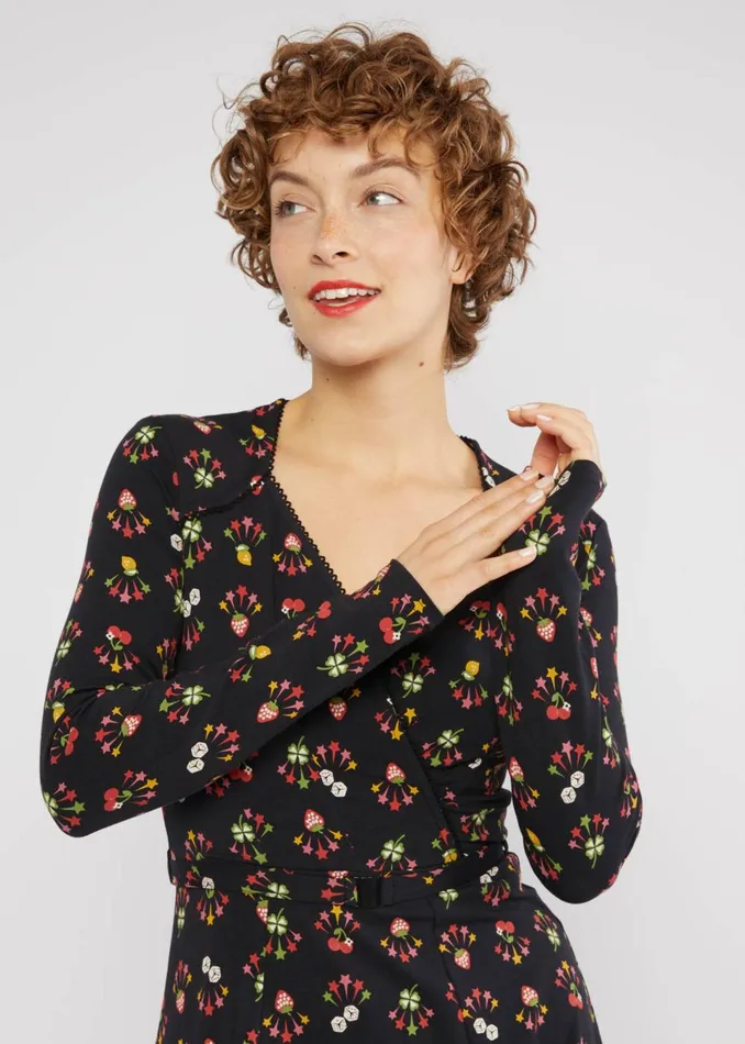 Blutsgeschwister Jersey Dress Cache Me Darling Black Women Dresses