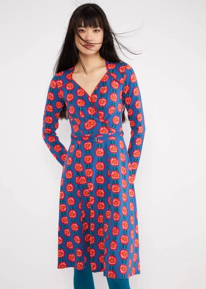 Blutsgeschwister Jersey Dress Cache Me Darling Blue Women Dresses