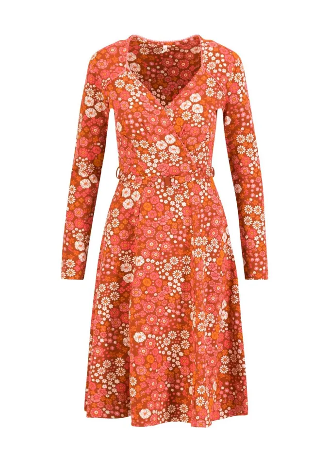 Blutsgeschwister Jersey Dress Cache Me Darling Brown Women Dresses