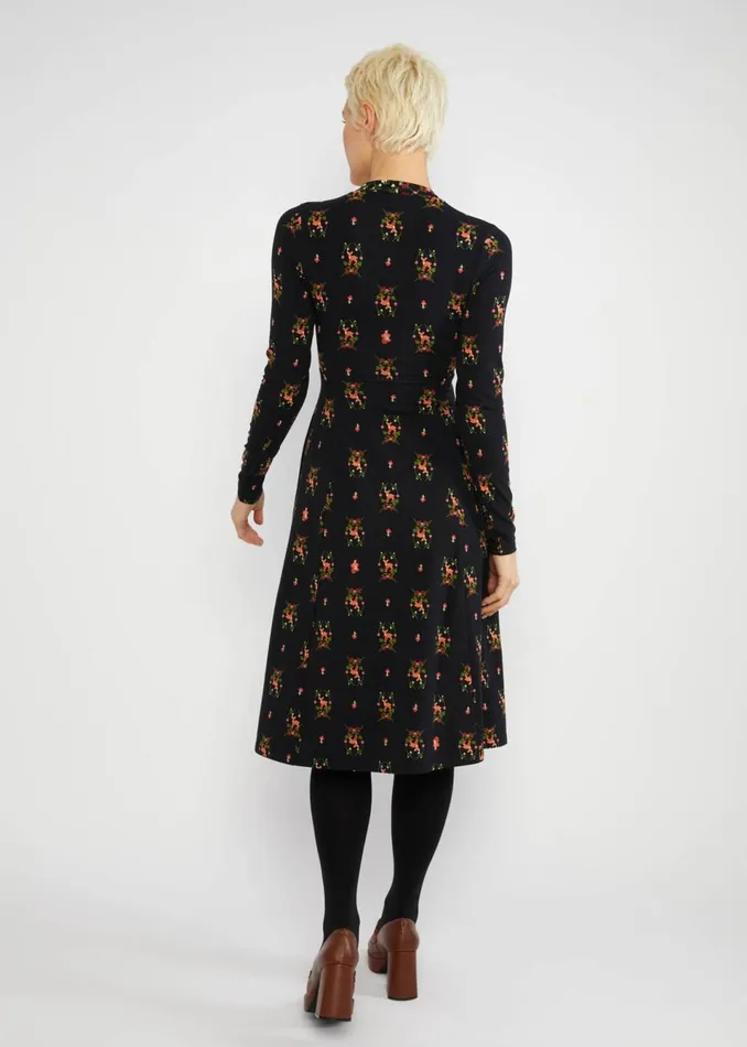 Blutsgeschwister Jersey Dress Shake Rattle And Roll Black Women Dresses