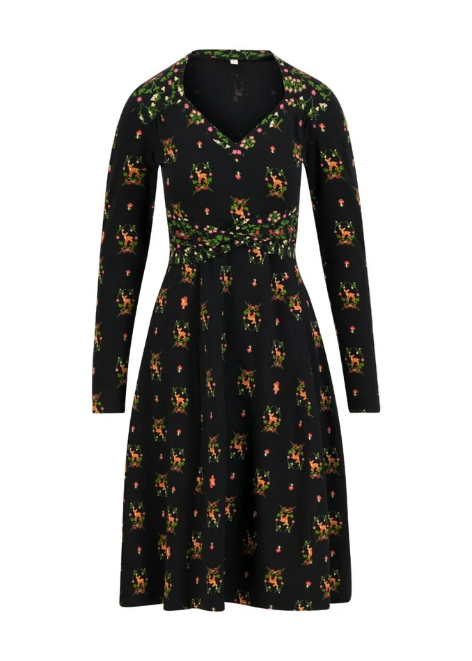 Blutsgeschwister Jersey Dress Shake Rattle And Roll Black Women Dresses