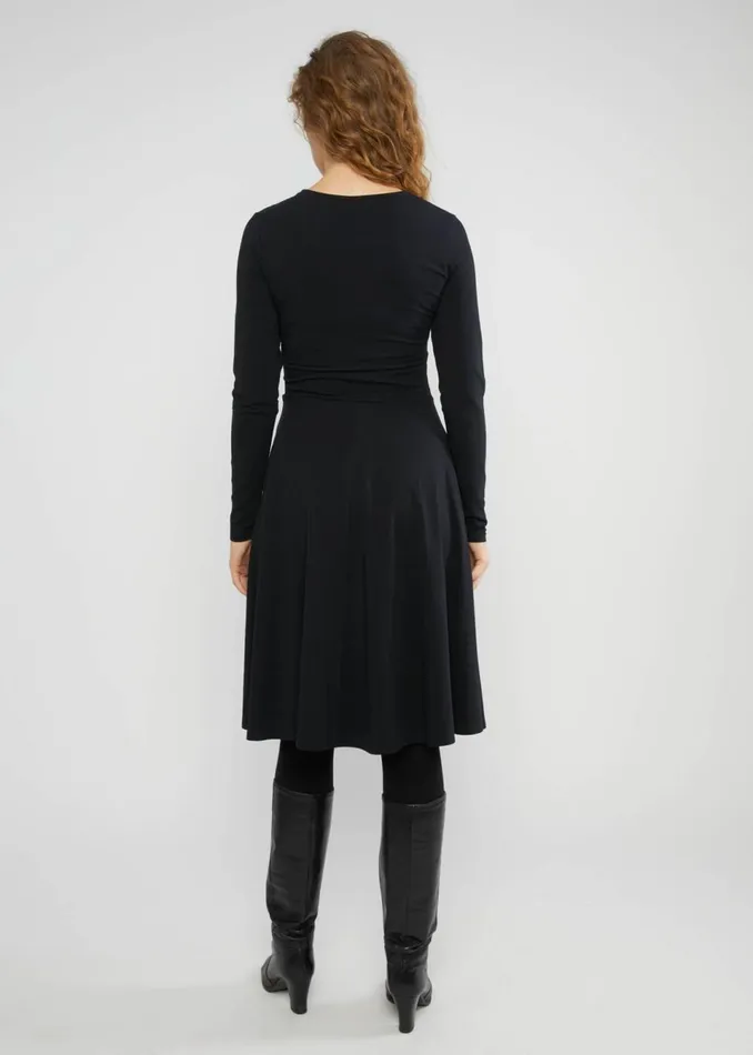 Blutsgeschwister Jersey Dress Shalala Tralala Black Women Dresses