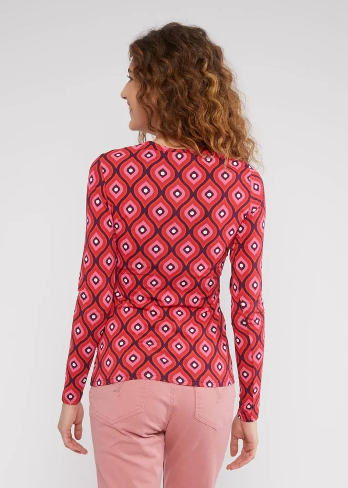 Blutsgeschwister Jersey Top Hot Knot Power Red Women Tops