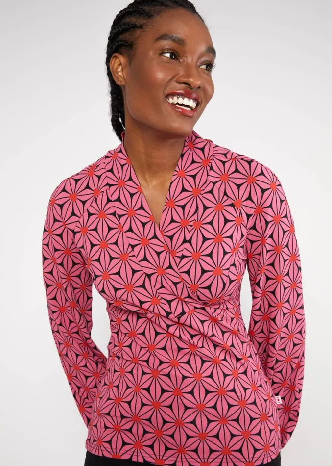 Blutsgeschwister Jersey Top Whispering Serenity Pink Women Tops