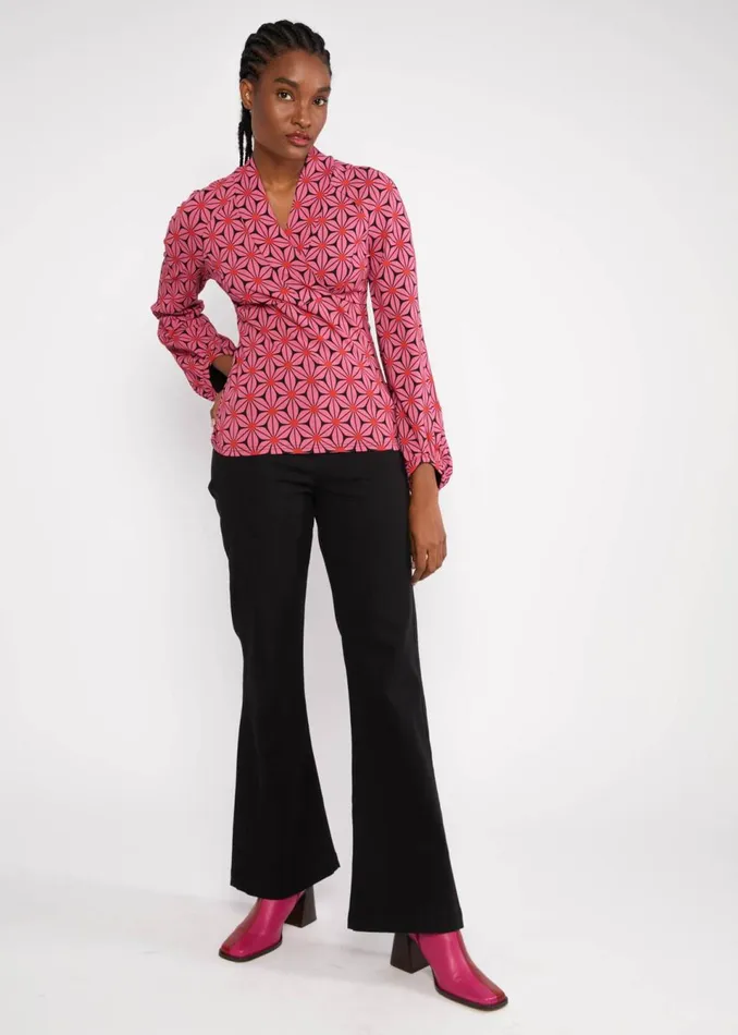 Blutsgeschwister Jersey Top Whispering Serenity Pink Women Tops