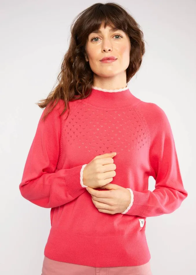 Blutsgeschwister Knitted Jumper Delicious Minds Pink Women Knitted Jumpers