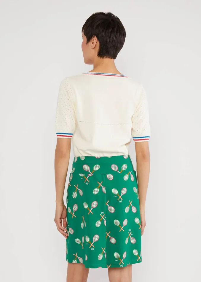 Blutsgeschwister Knitted Jumper Pretty Preppy Special White Women Knitted Jumpers