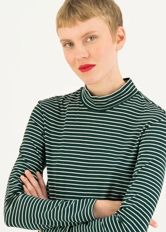 Blutsgeschwister Longsleeve Lonely Lips Turtle Green Women Tops