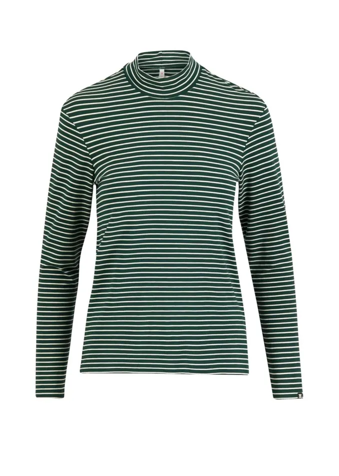 Blutsgeschwister Longsleeve Lonely Lips Turtle Green Women Tops