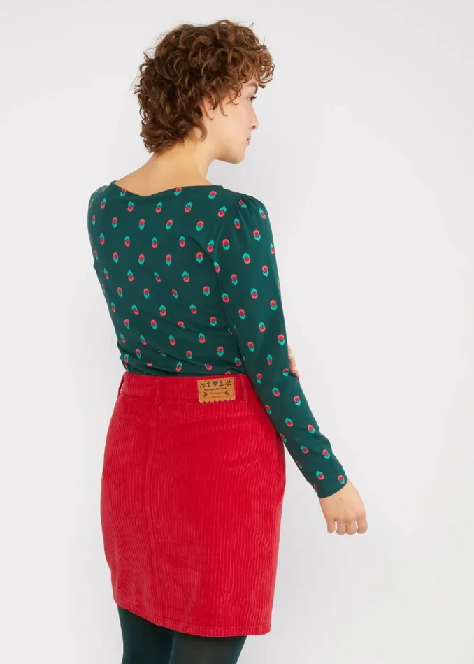 Blutsgeschwister Longsleeve Oh Marine Green Women Tops