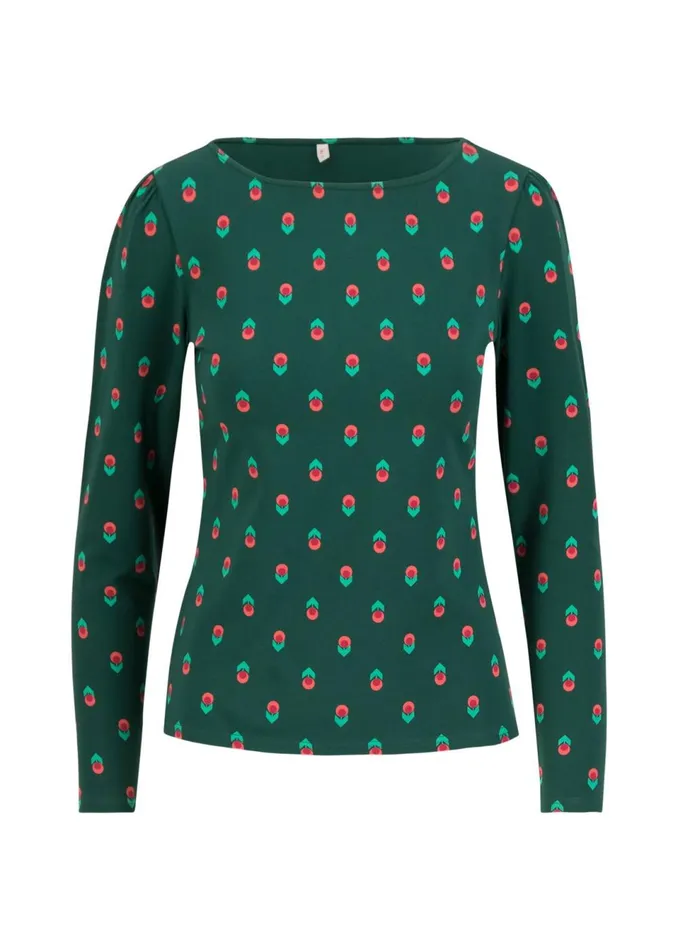 Blutsgeschwister Longsleeve Oh Marine Green Women Tops