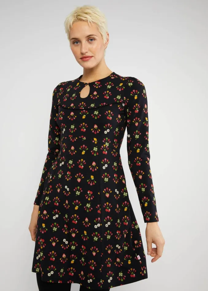 Blutsgeschwister Mini Dress Lucky Mrs Lovely Black Women Dresses