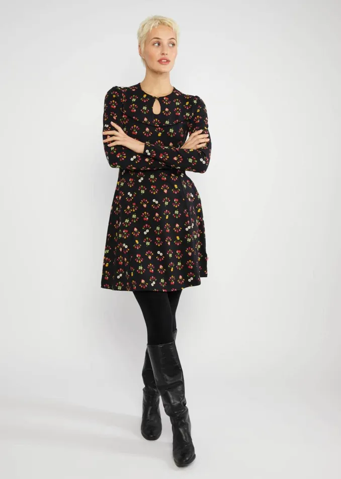 Blutsgeschwister Mini Dress Lucky Mrs Lovely Black Women Dresses