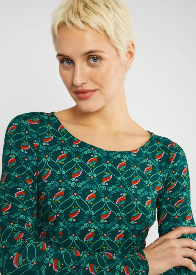 Blutsgeschwister Mini Dress Swing Lovers Green Women Dresses
