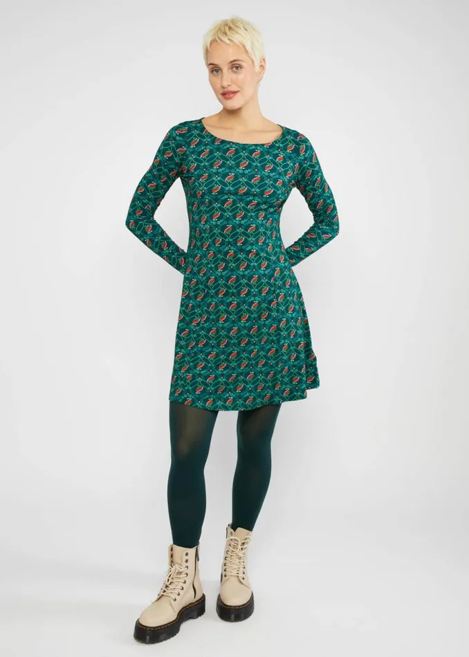 Blutsgeschwister Mini Dress Swing Lovers Green Women Dresses