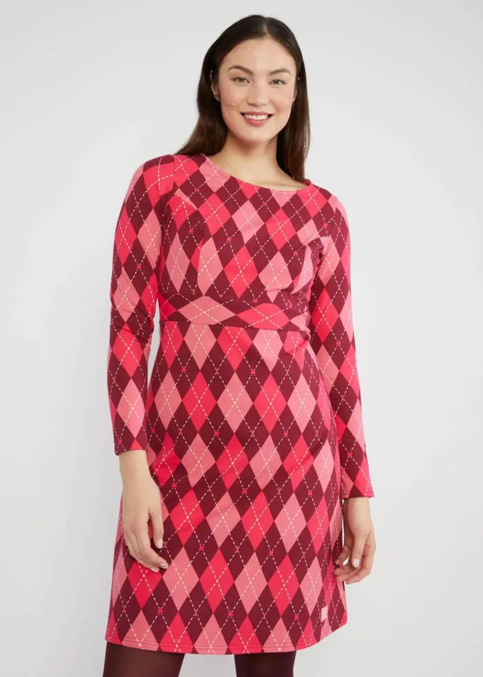 Blutsgeschwister Shift Dress Home Sweet Home Pink Women Dresses